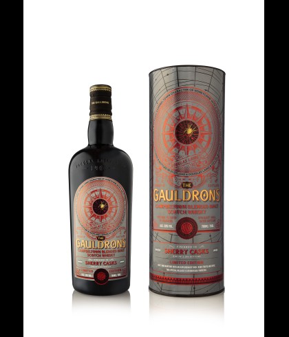 Fles Gauldrons Sherry Cask Finish Limited Edition Batch#2, whisky, bij slijterij ’t Bockje in Bathmen