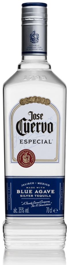 Tequila Jose Cuervo Especial Silver Tequila van Jose Cuervo, op voorraad bij slijterij ’t Bockje in Bathmen
