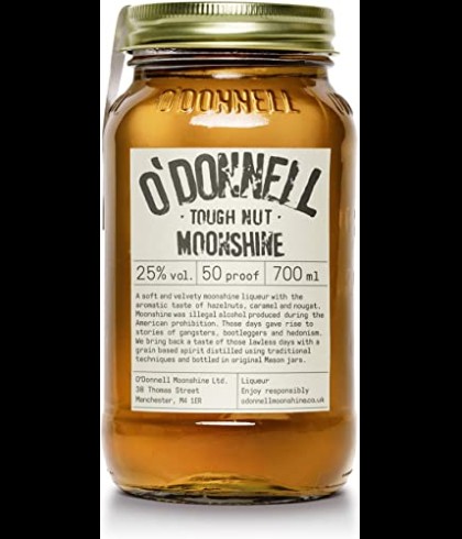 O'Donnell Moonshine Tough Nut, op voorraad bij slijterij t Bockje in Bathmen