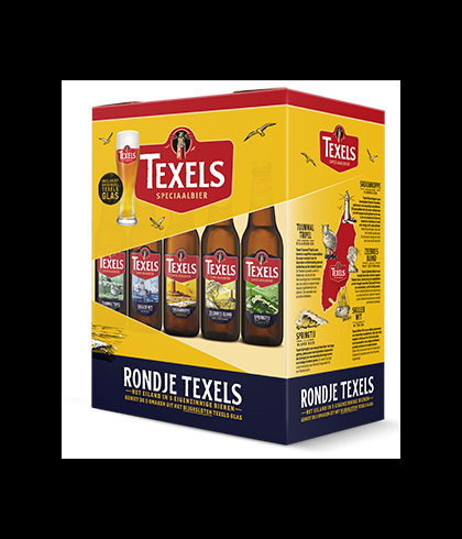 Geschenk Rondje Texels bier, bij slijterij ’t Bockje in Bathmen