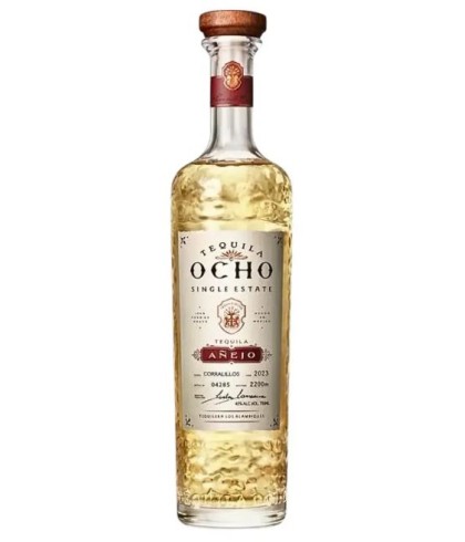Ocho Tequila Añejo, op voorraad bij slijterij t Bockje in Bathmen