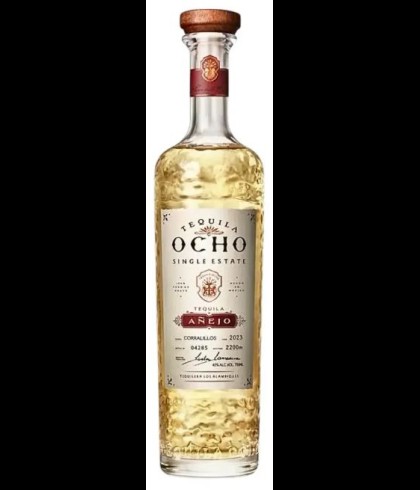 Ocho Tequila Añejo, op voorraad bij slijterij t Bockje in Bathmen