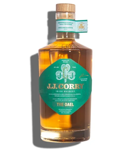 Fles J.J. Corry The Gael, whisky, op voorraad bij slijterij t Bockje in Bathmen