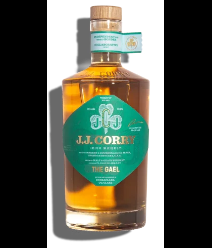 Fles J.J. Corry The Gael, whisky, op voorraad bij slijterij t Bockje in Bathmen