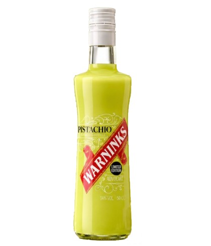 Likeur Warninks Pistachio White Chocolate, bij slijterij ’t Bockje in Bathmen