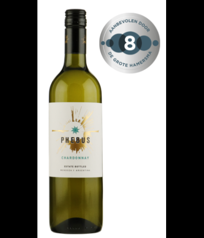 Fles Phebus Chardonnay Mendoza, wijn op voorraad bij slijterij t Bockje in Bathmen