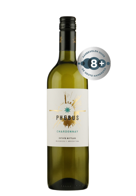 Fles Phebus Chardonnay Mendoza, wijn, op voorraad bij slijterij t Bockje in Bathmen