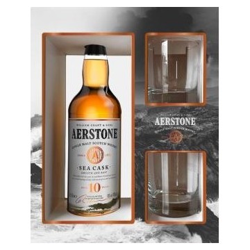 Aerstone Sea Cask Giftpack met 2 Glazen