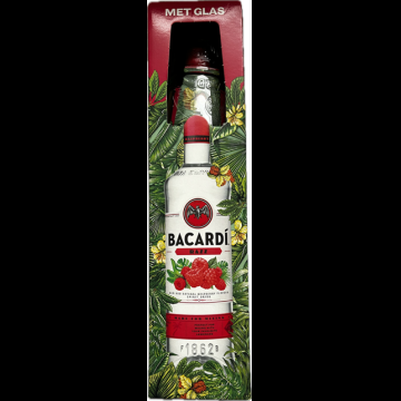 Bacardi  liter + orgineel Bacardi glas