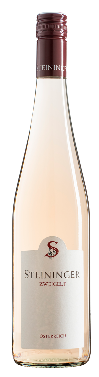 Fles Steininger Zweigelt Rosé, wijn, op voorraad bij slijterij t Bockje in Bathmen