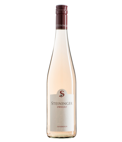 Fles Steininger Zweigelt Rosé, wijn, op voorraad bij slijterij t Bockje in Bathmen