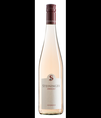 Fles Steininger Zweigelt Rosé, wijn, op voorraad bij slijterij t Bockje in Bathmen
