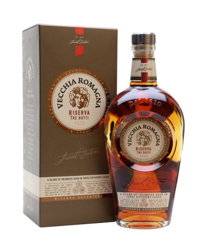 Brandy Vecchia Romagna Riserva Superiore van Vecchia Romagna, bij slijterij ’t Bockje in Bathmen