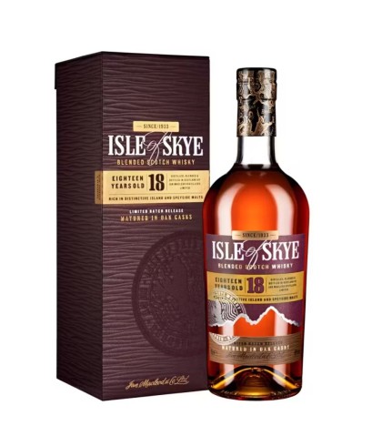 Fles blended Scotch van Isle of Skye, op voorraad bij slijterij t Bockje in Bathmen