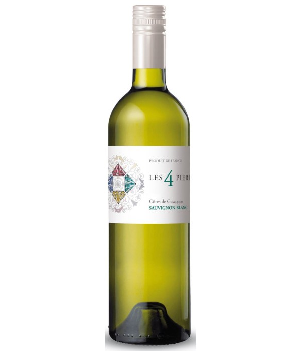 Les 4 Pierres Sauvignon Blanc, wijn bij t Bockje in Bathmen