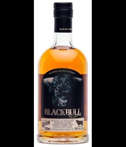 Fles BLACK BULL Blended Scotch Whisky, whisky, op voorraad bij slijterij t Bockje in Bathmen