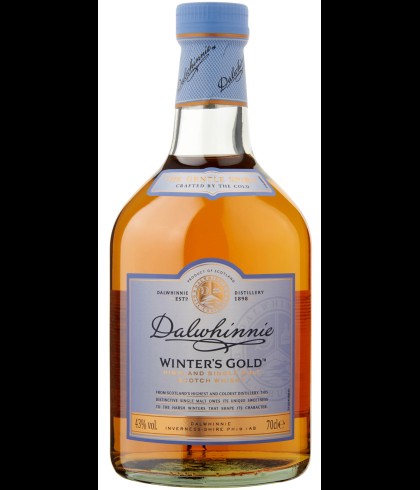 Fles Dalwhinnie Winter&rsquo;s Gold, single malt whisky, op voorraad bij slijterij t Bockje in Bathmen