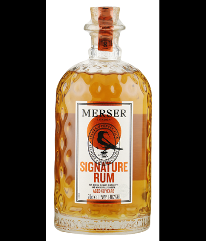 Fles Merser Signature Rum, rum, bij slijterij t Bockje in Bathmen