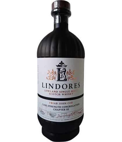 Fles Lowland single malt van Lindores Abbey, op voorraad bij slijterij t Bockje in Bathmen