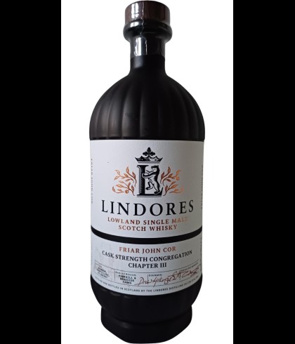 Fles Lowland single malt van Lindores Abbey, op voorraad bij slijterij t Bockje in Bathmen