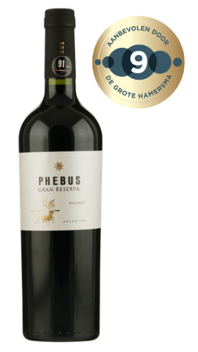Fles Phebus Gran Reservado Malbec Mendoza, wijn, op voorraad bij slijterij t Bockje in Bathmen