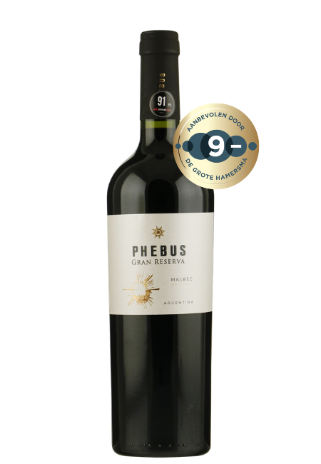 Fles Phebus Gran Reservado Malbec Mendoza, wijn, op voorraad bij slijterij t Bockje in Bathmen