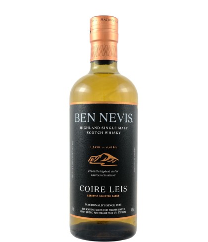 Fles Ben Nevis Coire Leis, single malt whisky, op voorraad bij slijterij t Bockje in Bathmen