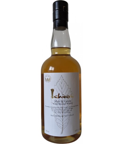 Fles Japanse whisky van Ichiro’s Malt, op voorraad bij slijterij t Bockje in Bathmen