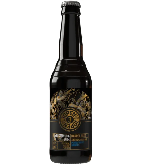 Jopen Barrel Aged Meesterstuk ’24 BA Porter Peated Whisky bij t Bockje in Bathmen
