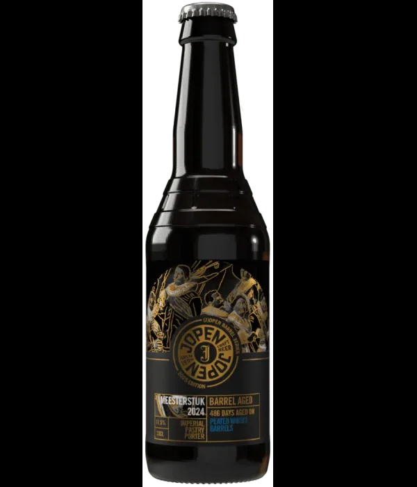 Jopen Barrel Aged Meesterstuk ’24 BA Porter Peated Whisky bij t Bockje in Bathmen