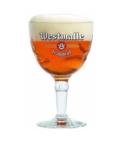 Westmalle Trappist Bokaal 33cl, glas bij t Bockje in Bathmen