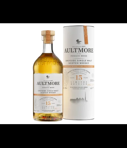 Fles Aultmore 15 Years Old Sweet Marsala, single malt whisky, op voorraad bij slijterij t Bockje in Bathmen
