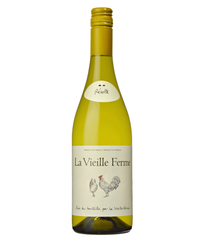 Fles La Vieille Ferme Blanc, wijn op voorraad bij slijterij t Bockje in Bathmen