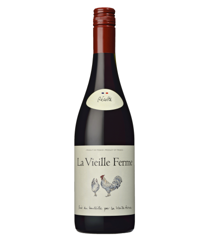 Fles La Vieille Ferme Rouge, wijn op voorraad bij slijterij t Bockje in Bathmen