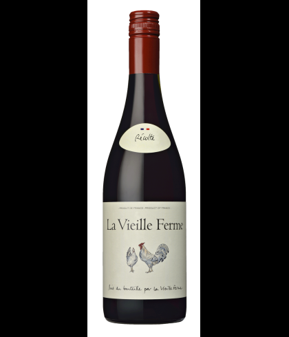 Fles La Vieille Ferme Rouge, wijn op voorraad bij slijterij t Bockje in Bathmen