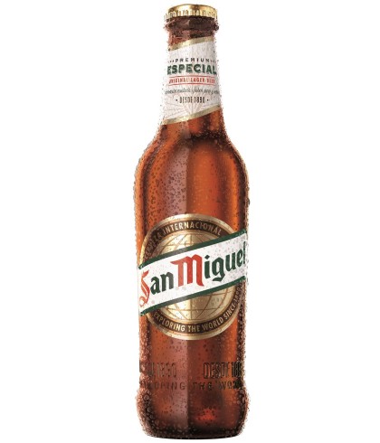 San Miguel, Spaanse pils op voorraad bij slijterij t Bockje in Bathmen