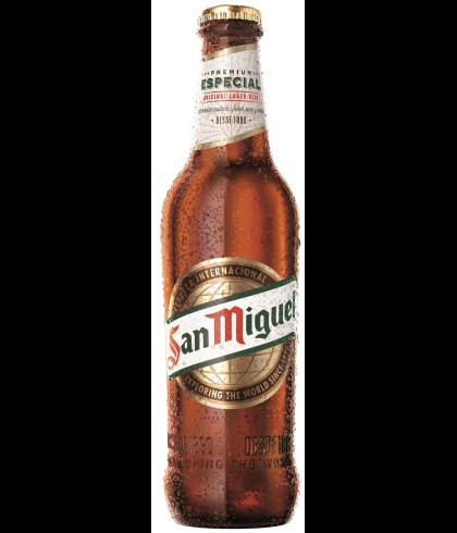 San Miguel, Spaanse pils op voorraad bij slijterij t Bockje in Bathmen