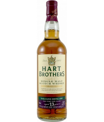 Fles Hart Brothers Dailuaine 13Y 2008, single malt whisky, op voorraad bij slijterij t Bockje in Bathmen