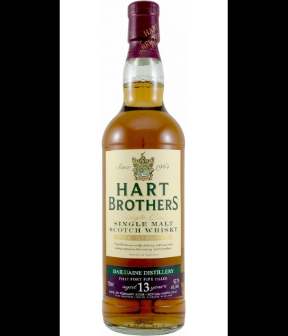 Fles Hart Brothers Dailuaine 13Y 2008, single malt whisky, op voorraad bij slijterij t Bockje in Bathmen