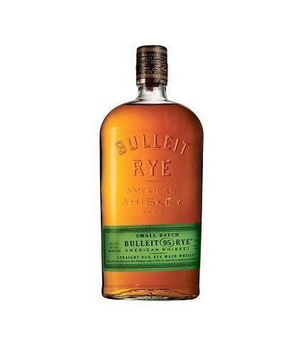 Fles Bulleit Rye, single malt whisky, op voorraad bij slijterij t Bockje in Bathmen