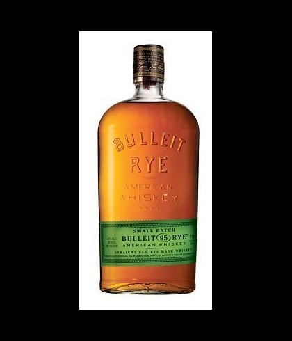 Fles Bulleit Rye, single malt whisky, op voorraad bij slijterij t Bockje in Bathmen