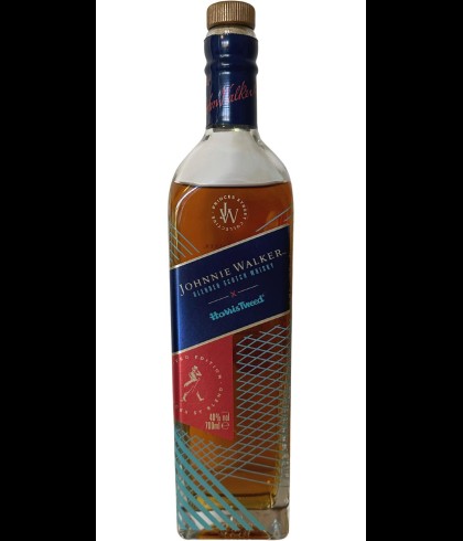 Fles blended Scotch van Johnnie Walker, op voorraad bij slijterij t Bockje in Bathmen