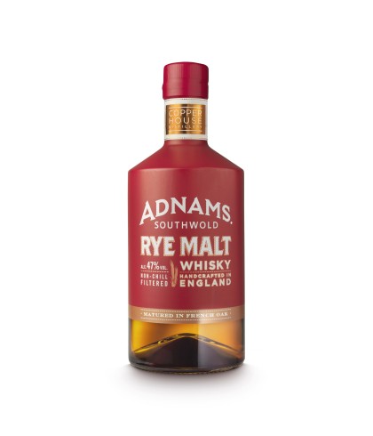 Fles Adnams Rye Malt, whisky, op voorraad bij slijterij t Bockje in Bathmen