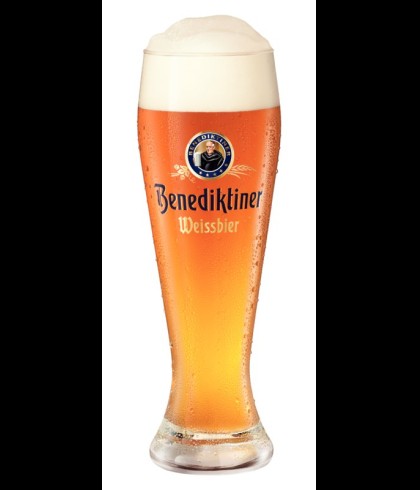 Benediktiner Weissbier Glas, glas bij t Bockje in Bathmen