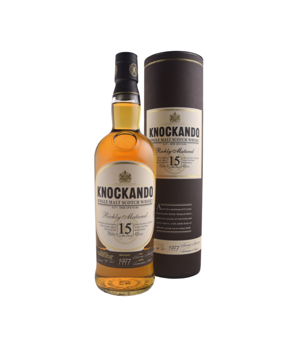Knockando 15 Years Old Speyside Single Maltwhisky bij t Bockje in Bathmen