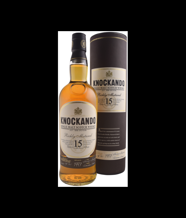 Knockando 15 Years Old Speyside Single Maltwhisky bij t Bockje in Bathmen