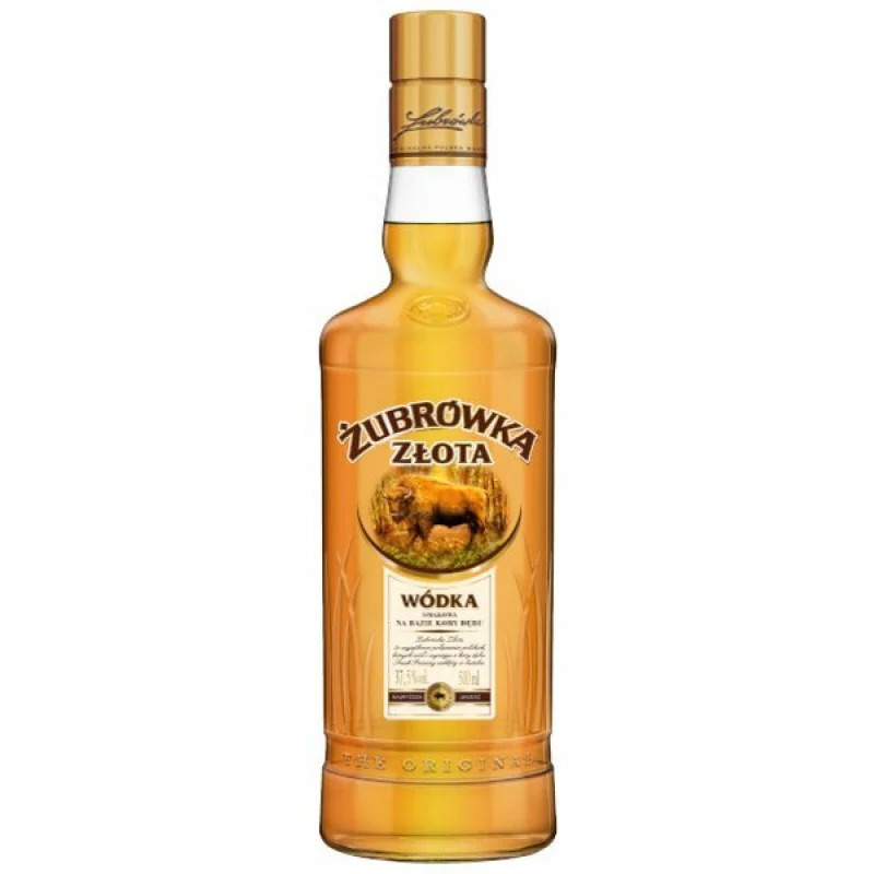 Wodka Zubrowka Zlota van Zubrowka, op voorraad bij slijterij ’t Bockje in Bathmen