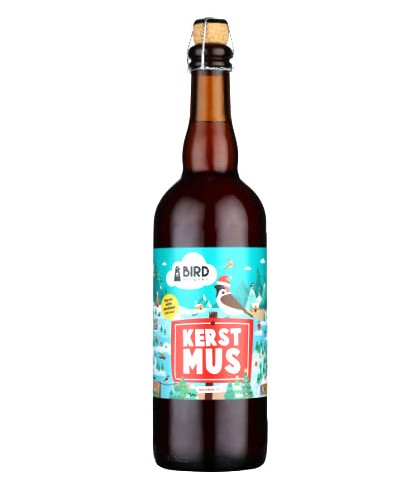 Fles Bird Brewery Kerstmus Kerstbier, bier van Bird Brewery, bij slijterij t Bockje in Bathmen