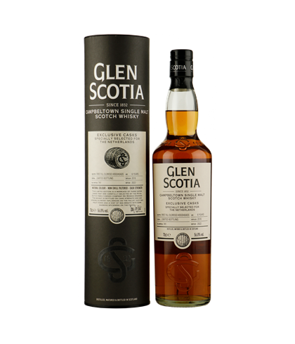 Fles Glen Scotia Oloroso Hogshead Limited Edition, single malt whisky, op voorraad bij slijterij t Bockje in Bathmen