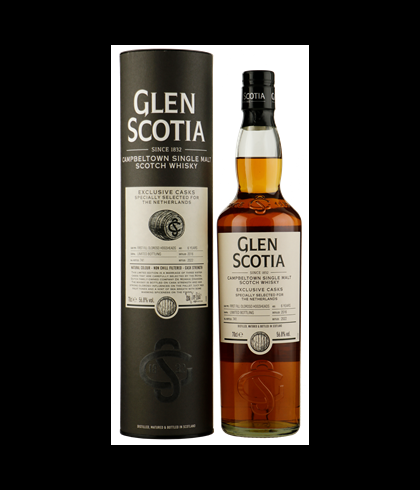 Fles Glen Scotia Oloroso Hogshead Limited Edition, single malt whisky, op voorraad bij slijterij t Bockje in Bathmen
